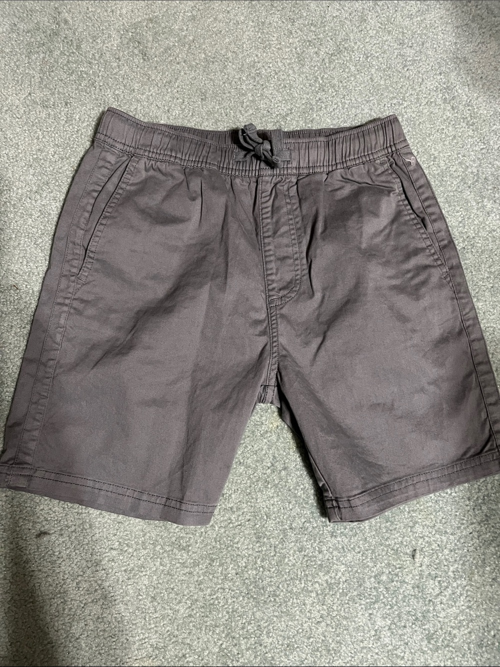 Katin Kids Athletic Shorts - Charcoal Gray Drawstring